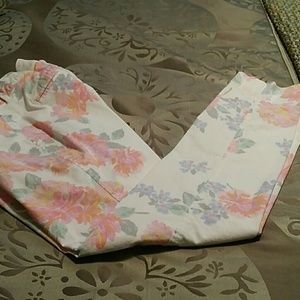 Beautiful floral jeans