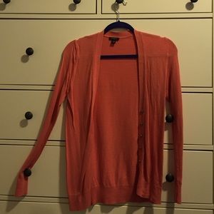 Ann Taylor Salmon cardigan