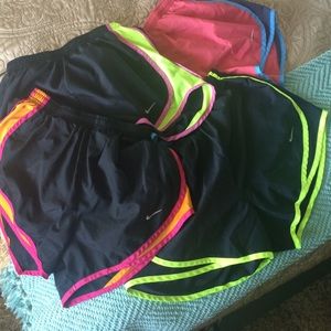 4 pairs of Nike athletic shorts