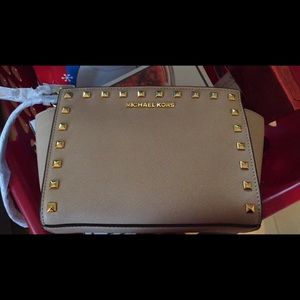 Michael kors studded cross body