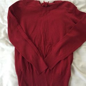 Forever 21 red scoop neck sweater
