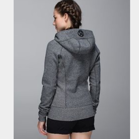 Lululemon speckled black scuba hoodie - Picture 3 of 4