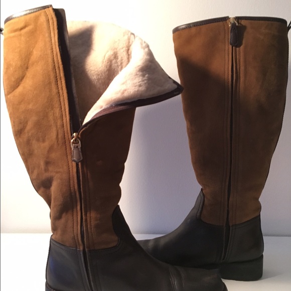 Tory Burch Kensington Latte boot size 10 - Picture 2 of 2