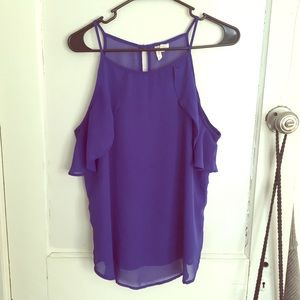 Royal blue dressy tank