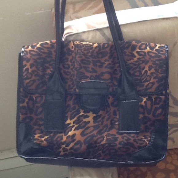 Leopard print purse