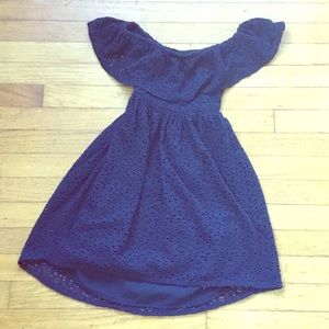 A lace dress