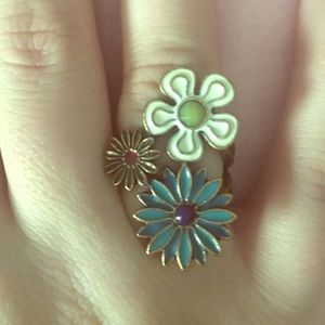 Lucky brand flower ring