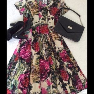 Vintage Floral Dress