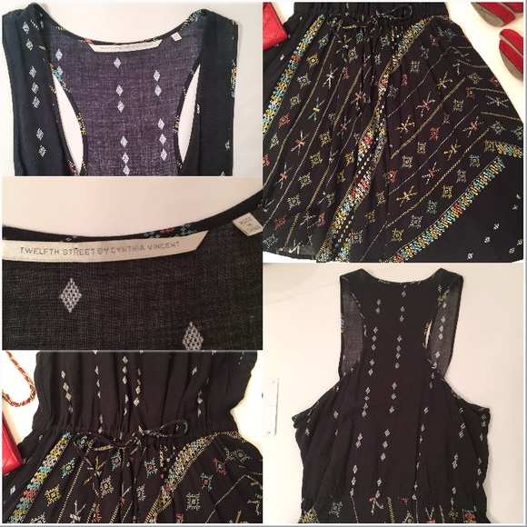 NWT TWELFTH ST BY CYNTHIA VINCENT RACER BACK DRESS - Picture 4 of 4