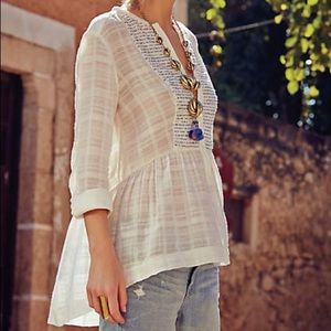 Shimmered azucar tunic by Maeve- NWOT