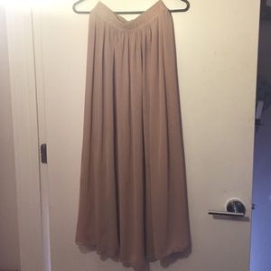 American Apparel chiffon maxi skirt