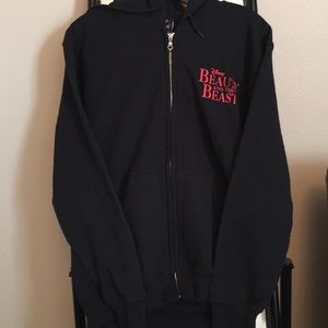 Beauty and Beast hoody worn once