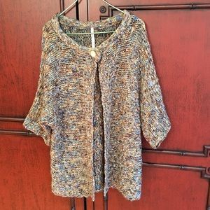 Cozy cardigan sweater.