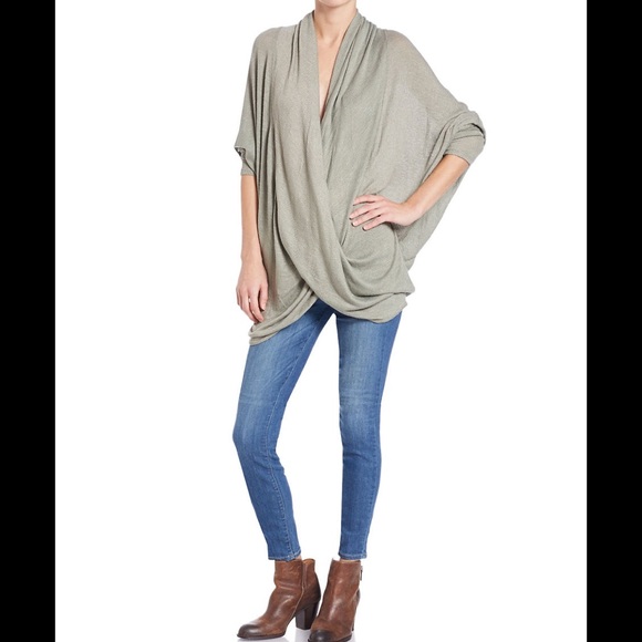 Free People Sweaters - SOLD! NWT Free People Knit Surplice Sweater Small