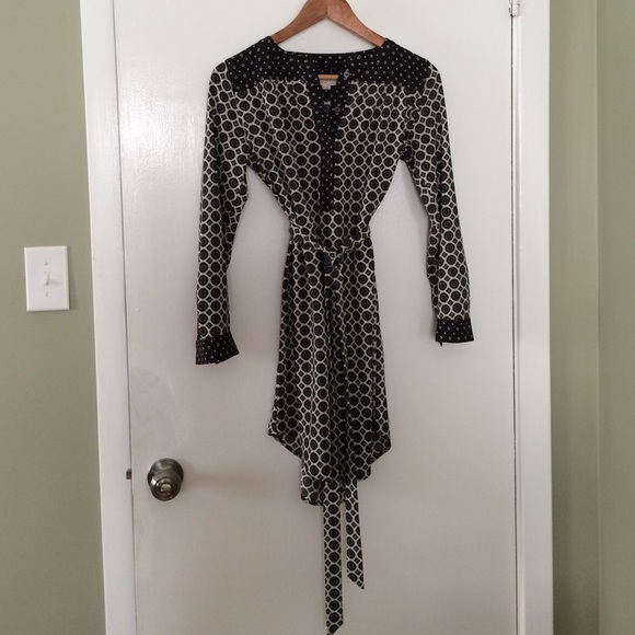 Gray loft shirt dress