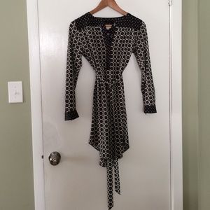 Gray loft shirt dress