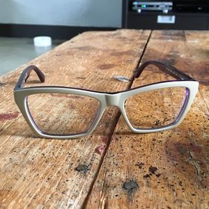 Ray Ban Eyeglasses- Top Matte Beige on Tras Violet