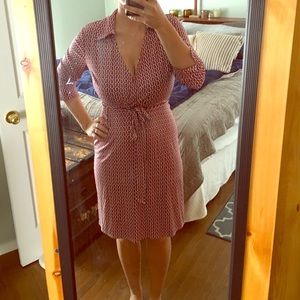 ⚡️Last chance⚡️Laundry ¾ sleeve faux wrap dress