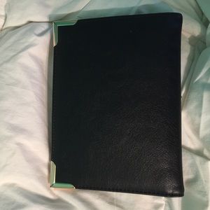 Black and gold wallet