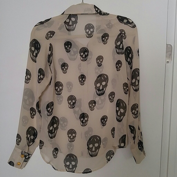 LF Skull sheer top - Picture 3 of 4