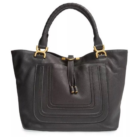 Chloe Marcie Leather tote shoulder bag - Picture 4 of 4