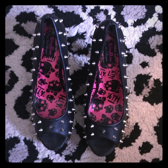 Abbey Dawn Spiked Pumps NEW!