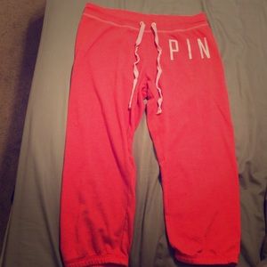 PINK Victoria's Secret cropped sweat pants