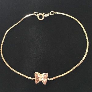👀Vintage Signed 12K GF Dainty Butterfly Bracelet