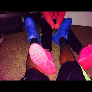 Pink AirMax. Worn once !
