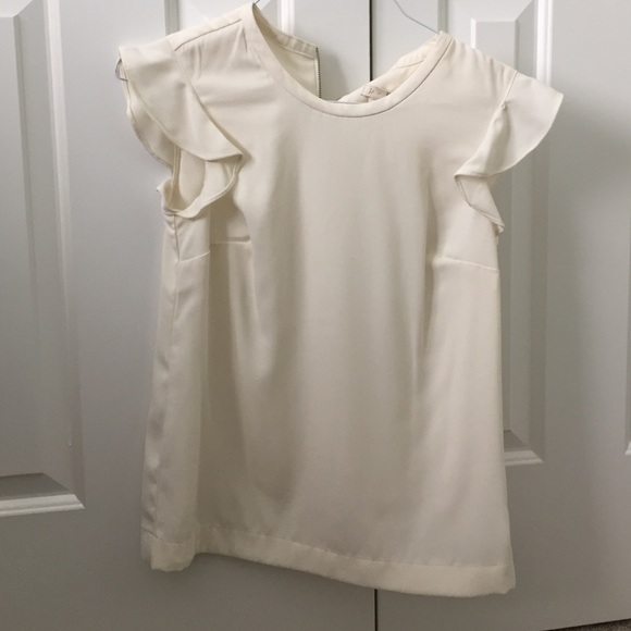 j crew flutter sleeve top