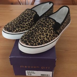 Brand new Madden Girl Leopard Sneakers