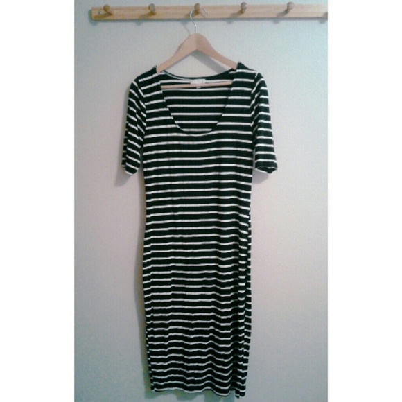 Striped maxi dress