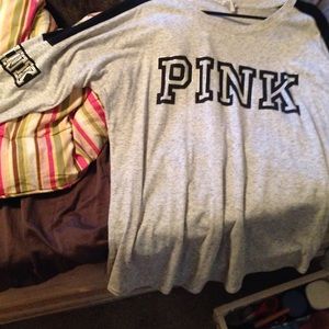 pink Victoria's Secret shirt