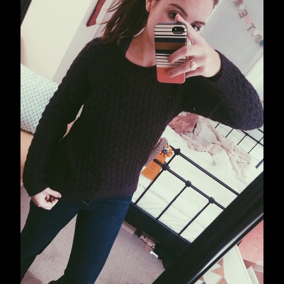 Not Your Mom's Grape Cable Knit