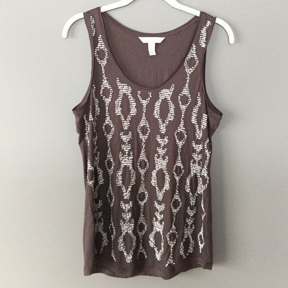Banana Republic Embellished Tank - Picture 1 of 4