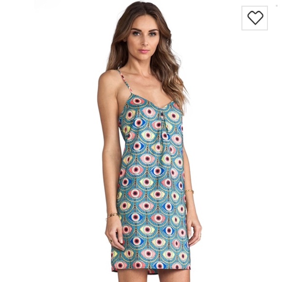 Mara Hoffman iris eye print dress small