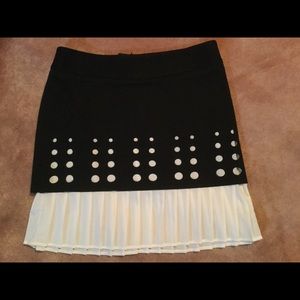Black and white skirt