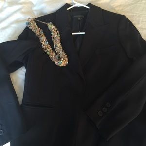 Anne Klein navy skirt suit
