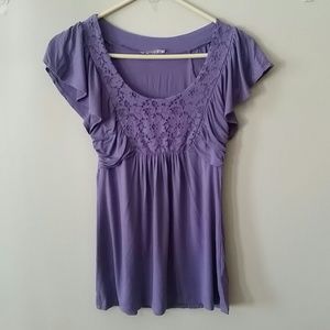 |purple dressy top|