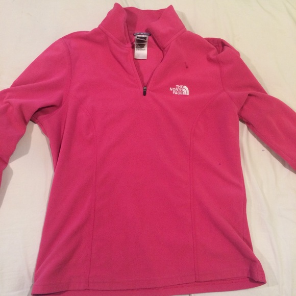 Pink North Face Quarter Zip