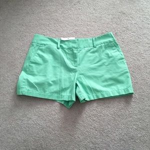NWT Loft green shorts size 10 with 4 inch inseam.