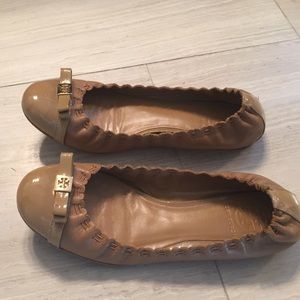 Tory Burch Camel flats size 8M
