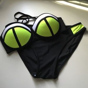 Triangl Swimsuit Two Piece look alike