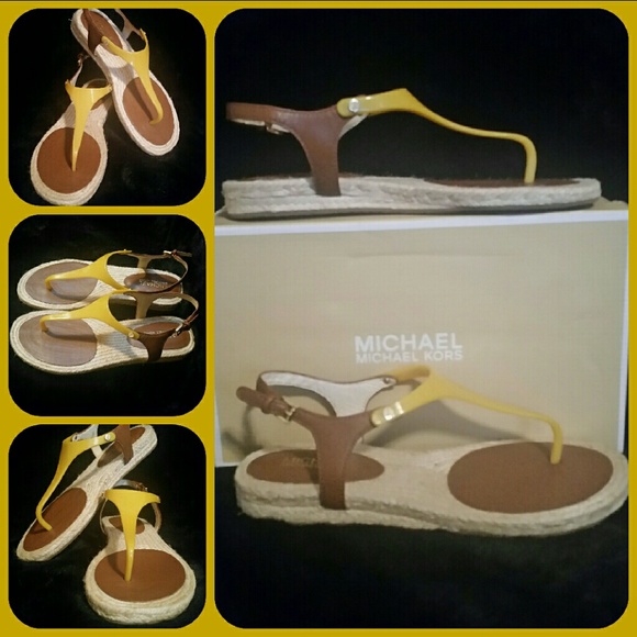 šMichael Kors Noelle Flat Sandal NIB - Picture 4 of 4