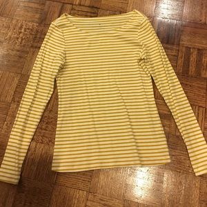 Banana Republic medium striped boatneck tee