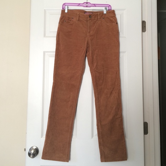 Cooper colored corduroy Vineyard Vines pants.