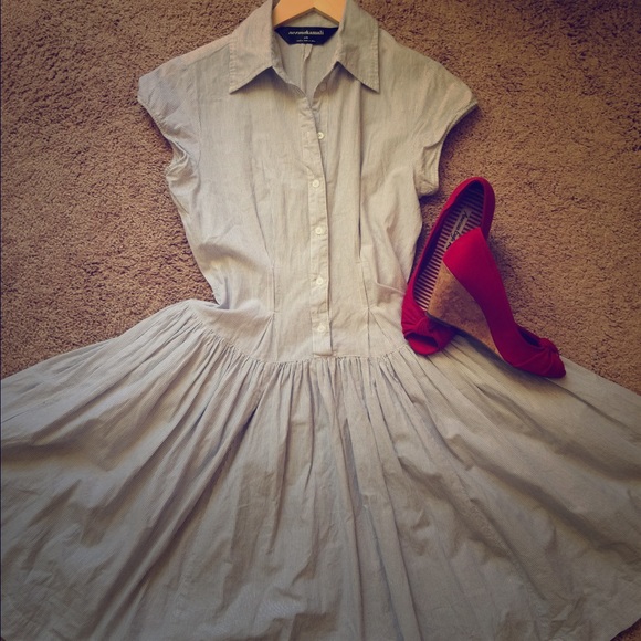 Darling Pinstriped Dress