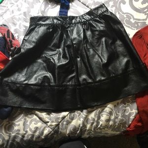 Leather Skirt