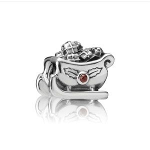 Santa's Sleigh Pandora charm
