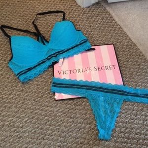Victoria's Secret PINK bra and panty set.